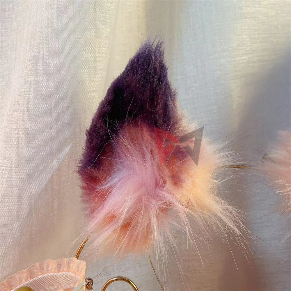 New Handmade Work Pink Fox Ear - Cosplay Prop Works のレビューと価格