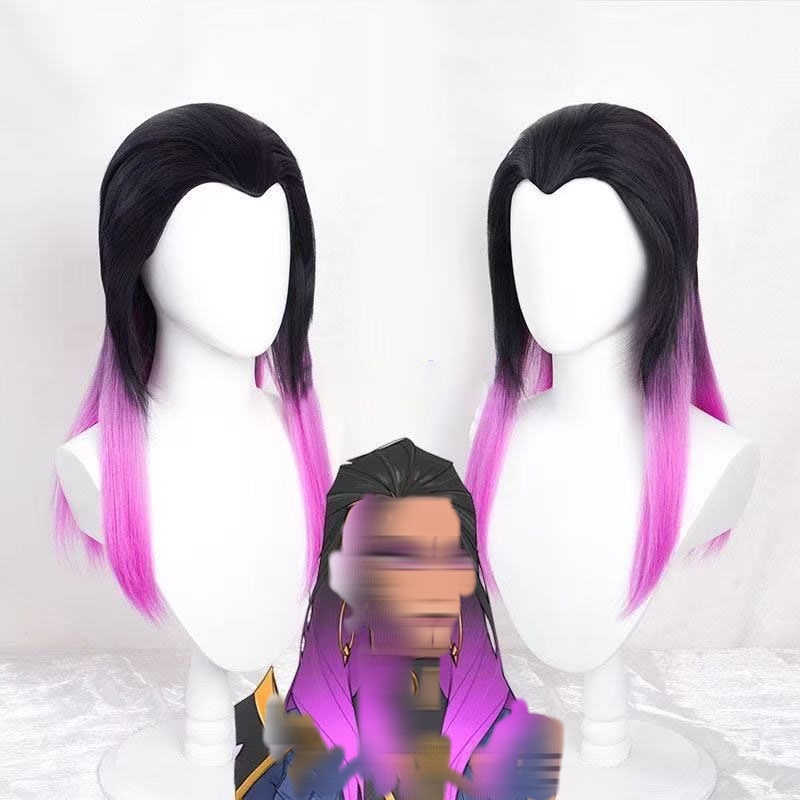 Reyna Anime Cosplay Wig Black  - Wig Fiber Net のレビューと価格