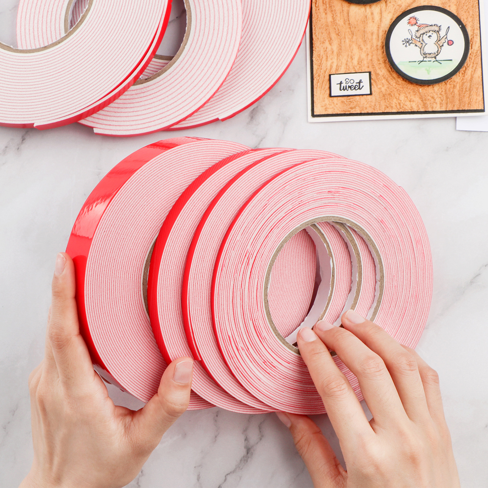 Double Sided Adhesive Foam Rol - Craft Foam Roll のレビューと価格