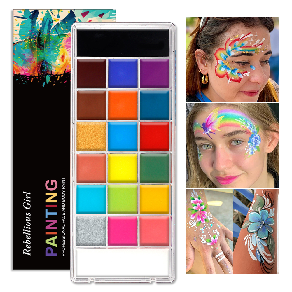 20 Colors Professional Face Pa - Cosplay Prop Paint のレビューと価格