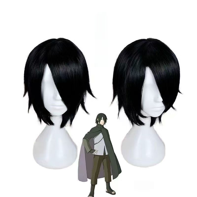 Anime Sasuke Boruto Cosplay Wi - Wig Fiber Net のレビューと価格