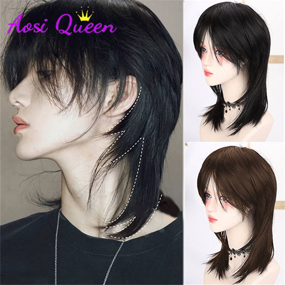 AS Wig Female Short Hair Black - Wig Fiber Net のレビューと価格