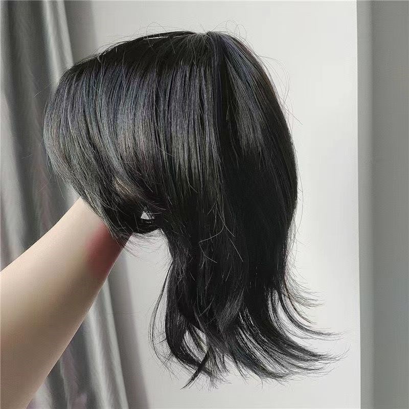 AS Wig Female Short Hair Black - Wig Fiber Net のレビューと価格
