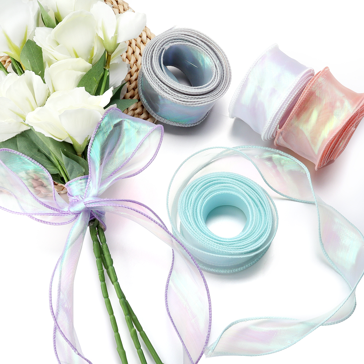 5Yards/Roll Chiffon Silk Ribbo - Craft Foam Roll のレビューと価格