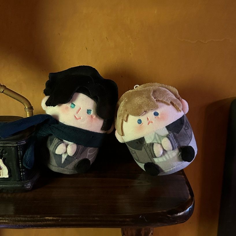 1 Pair 12cm Anime Sherlock and - Cosplay Plushie Prop のレビューと価格