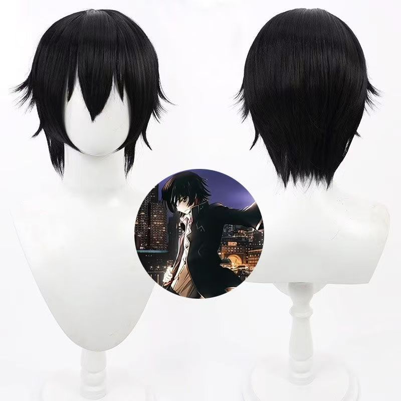 Anime Lelouch Lamperouge Cospl - Wig Fiber Net のレビューと価格
