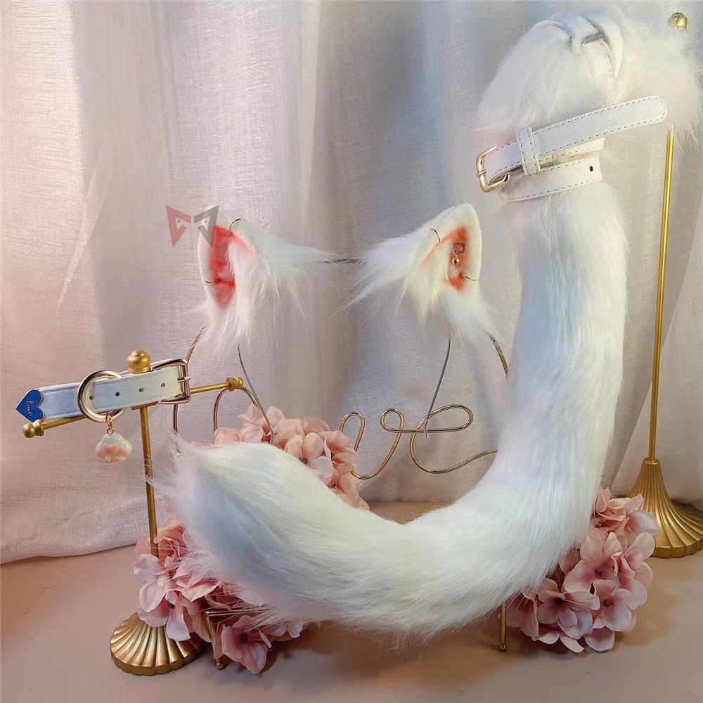 New Handmade Work White Cat Ea - Cosplay Prop Works のレビューと価格