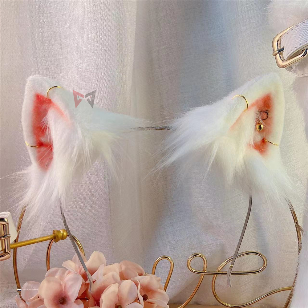 New Handmade Work White Cat Ea - Cosplay Prop Works のレビューと価格