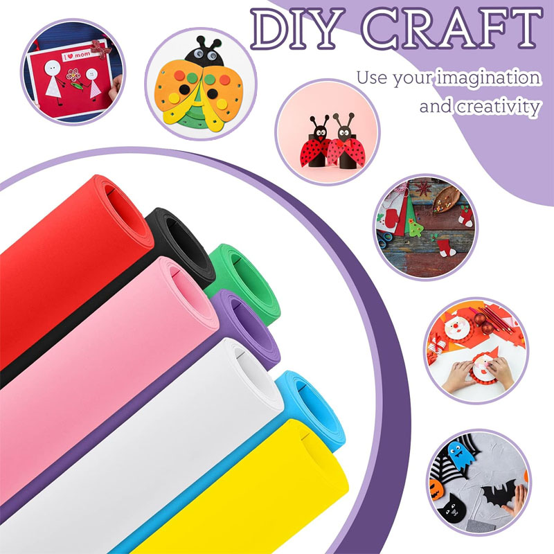 1pcs Colorful Eva Foam Sheets  - Craft Foam Roll のレビューと価格