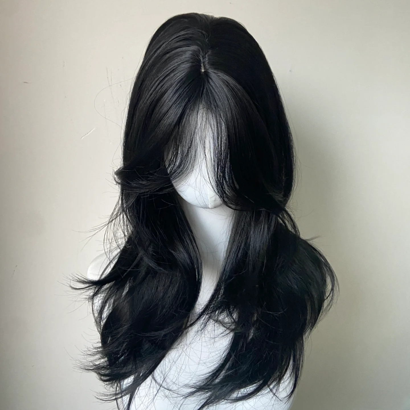 Ashely Black Wig Female Headba - Wig Fiber Net のレビューと価格
