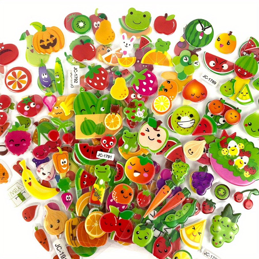 6 Sheets 3D Puffy Stickers Foa - Eva Foam Sheet のレビューと価格