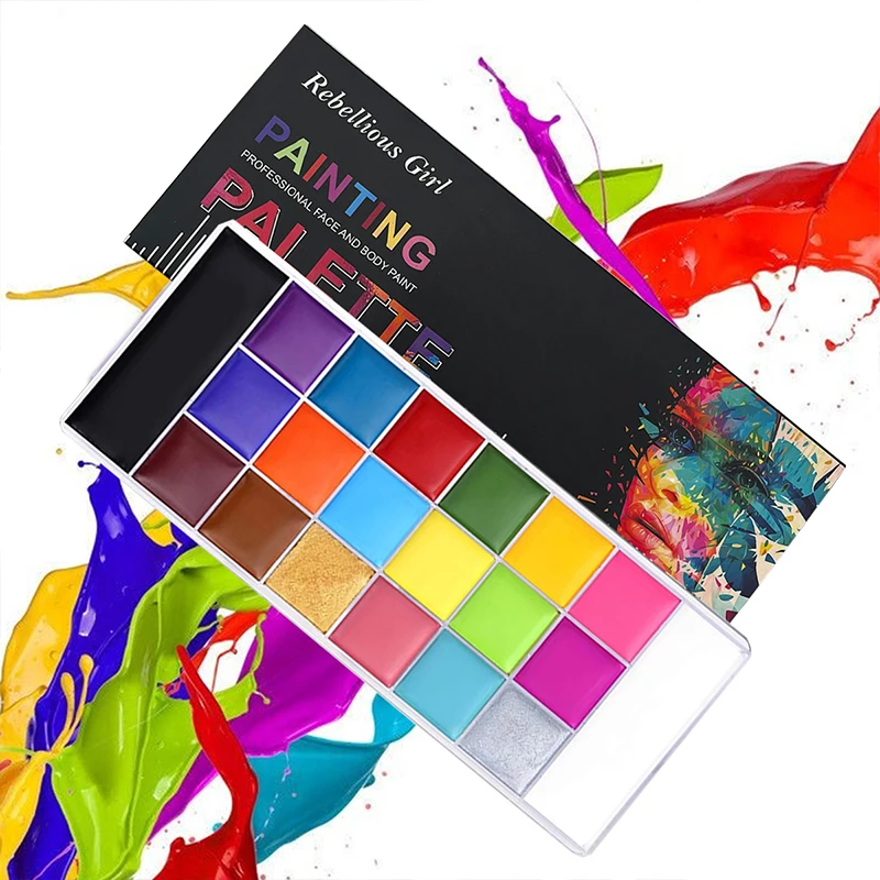 20 Colors Face Body Oil Painti - Cosplay Prop Paint のレビューと価格