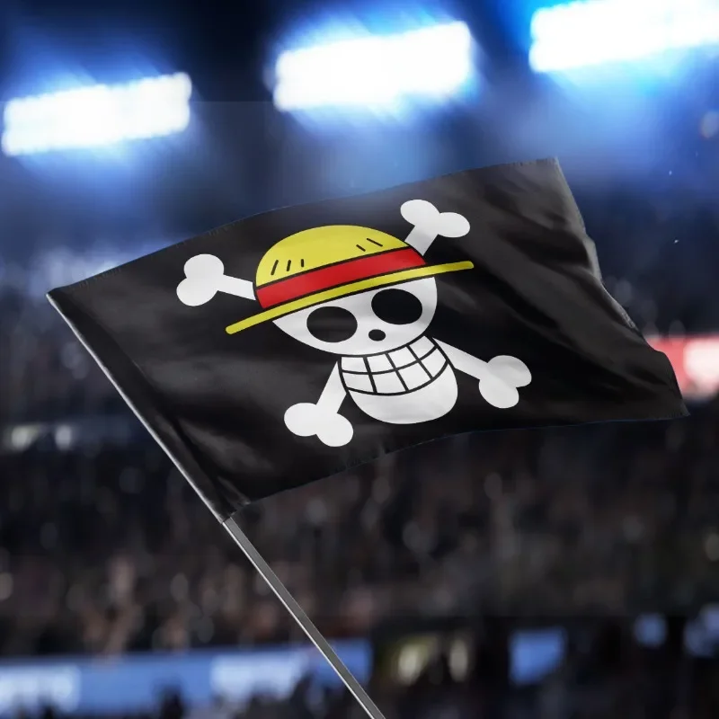One Piece 90x150cm Pirate Skul - Cosplay Prop Painting のレビューと価格
