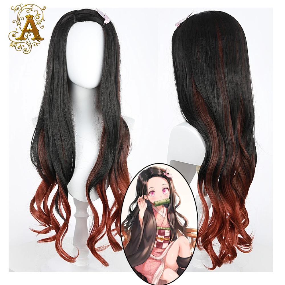 Black Dark Red Gradient Color  - Wig Fiber Net のレビューと価格